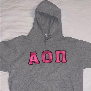 AOII stitch hoodie